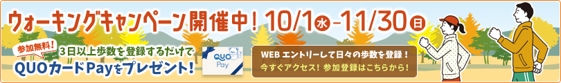 ウォーキングキャンペーン